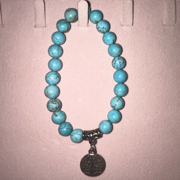 Blue Marble bracelet - Picture 3 of 5